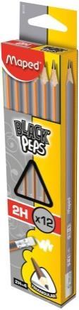wybierany losowo Ołówki Maped Black Peps z gumką wykonany