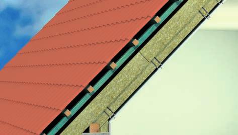 Dach skośny przykładowe rozwiązania Ocieplenie poddasza użytkowego dach skośny z membraną wiatroizolacyjną 1 2 6 3 4 5 1. Dachówka lub blacha na łatach 2.