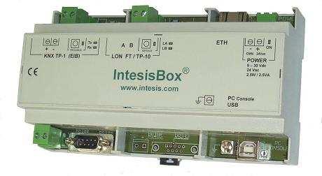 Hiszpańska firma Intesis Software SL specjalizuje się w opracowaniach i produkcji modułów komunikacyjnych umoŝliwiających integrację urządzeń wyposaŝonych fabrycznie w