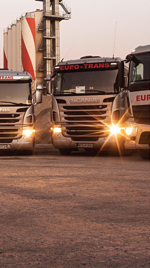 EURO - TRANS TO LIDER ZINTEGROWANYCH ROZWIĄZAŃ TRANSPORTOWYCH, DEDYKOWANYCH BRANŻY BUDOWLANEJ W POLSCE Specjalizujemy się w transporcie kruszyw, cementu oraz betonu.