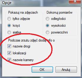 Zmierzoną powierzchnię program zaznaczy na czerwono i poda informację o powierzchni w metrach kwadratowych.