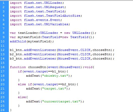 mytextfield.width = 300; mytextfield.x = 200; mytextfield.y = 15; mytextfield.height = 300; mytextfield.border = true; //mytextfield.settextformat(myformat); mytextfield.antialiastype = AntiAliasType.