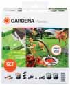 GARDENA Sprinklersystem Zainstalowany na stałe system podziemnego nawadniania GARDENA Sprinklersystem pozwala na komfortowe podlewanie trawnika za pomocą zraszaczy zainstalowanych pod ziemią.