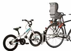 jakichkolwiek problemów. Akcesoria: Zestawy montażowe dla wyposażenia dodatkowego dostępne są do rowerów dorosłego lub dziecka.