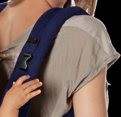 ANATOMICAL FIT Noszenie dziecka zaspokaja jego naturalną potrzebę dotyku, budując więź z rodzicem.