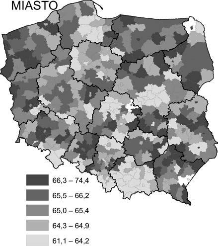 Przestrzenne zróżnicowanie
