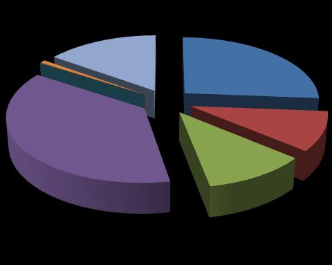 10,0% 0,8% 0,0% 15,1% 37,1% 26,2% 11,0% 9,8% 1-2 wypadku i