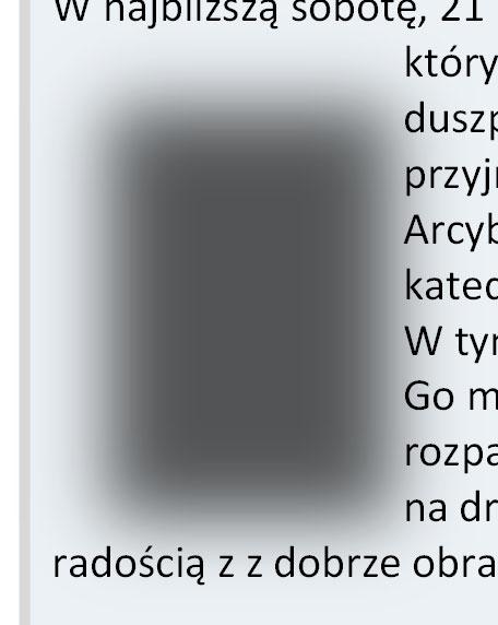 ZAPRASZAMY NA PRZYJĘCIE DO SALI POD KAPLICĄ MSZA ŚW. O BEATYFIKACJĘ SŁUGI BOŻEGO STEFANA KARDYNAŁA WYSZYŃSKIEGO Klub Dobrego Pasterza w Parafii św.