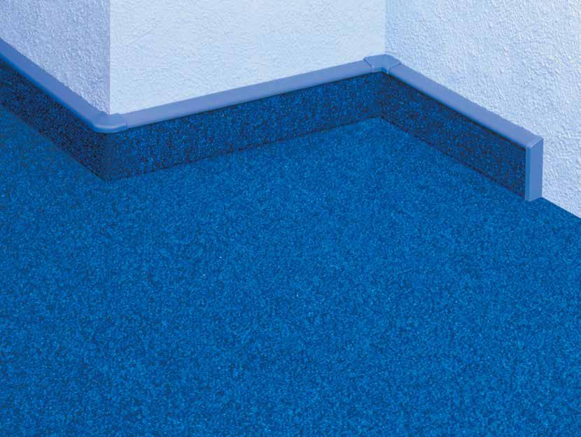 VEGA TSL TSL EN EASY AND FAST flooring assembly with self-adhesive tape A DECORATIVE CANOPY AVAILABLE IN SEVERAL COLOURS, allows to match the strip to any type of flooring FR MONTAGE FACILE ET RAPIDE