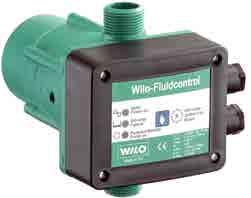 Czujnik ciśnienia i przepływu Wilo-FluidControl Wilo-FluidControl Elektronicznie sterowane czujniki ciśnienia i przepływu z zabezpieczeniem przed suchobiegiem i zabezpieczeniem przed przepływem