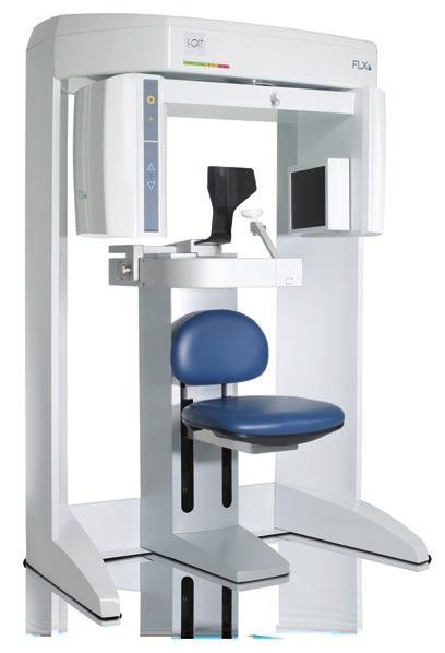 Tomograf 3D pozycja siedząca pacjenta gwarantuje powtarzalność badań innowacyjny sposób kontroli tomografu za pomocą Smart Scan Studio Manager (panel dotykowy) pełny skan