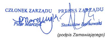 14. Wykaz załączników: 14.1. Załącznik nr 1 Kosztorys Ofertowy; 14.2. Załącznik nr 2 Dokumentacja Projektowa; 14.3.