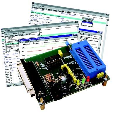 Programator R O J E mikrokontrolerów K T Y ST62 Programator mikrokontrolerów ST62 kit AVT 363 Jeøeli chcia³byú rozpocz¹ê now¹ elektroniczn¹ przygodí z najbardziej uniwersalnymi na úwiecie uk³adami