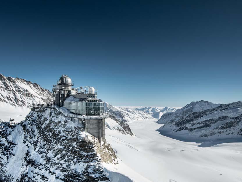 Jungfraujoch Top of Europe. Jungfraubahnen Tel. +41 (0)33 828 72 33 www.jungfrau.ch info@jungfrau.