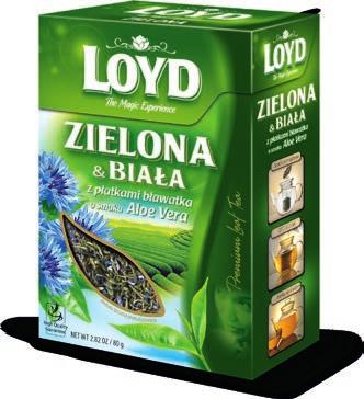 Zielona 80 g 9009600076 9009600609 0 98 8 9x0x 90x60x 0.8..0 % Zielona z kawałkami cytryny i grejpfruta 80 g 900960900 9009600 0 98 8 9x0x 90x60x 0.8..0 % Zielona i biała z płatkami bławatka 0 98 8 90096097 900960068 o smaku Aloe Vera 80 g 9x0x 90x60x 0.