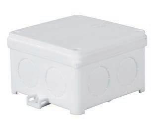6.7 PUSZki elektroinstalacyjne naścienne seria o wysokiej szczelności n80x80s n90x90s Biały 35 133 206 35 135 206 A / B / c 89 mm / 55 mm / 89 mm 95 mm / 61 mm / 95 mm masa 98 g 117.