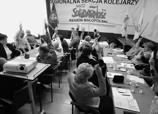 KOLEJARZ ISSN 1505 0998 małopolski BIULETYN REGIONALNEJ SEKCJI KOLEJARZY NSZZ maj 2017 r. Nr 268 Rondo Solidarności 2 Jak nas widzą, tak nas... 3 Repolonizacja PKL w Zakopanem?