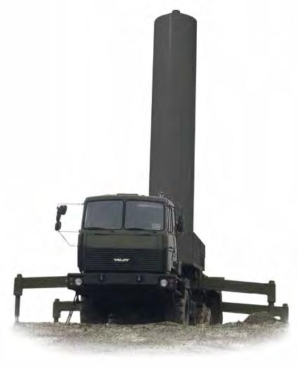 radaru 3D 210 km.