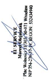 EU Service Wrocław Plac Wolności 11, lokal 303 50-071 Wrocław tel. +48 71 789 39 15 kom. 512 355 064 EU Service Opole ul. Damrota 10 45-064 Opole tel.