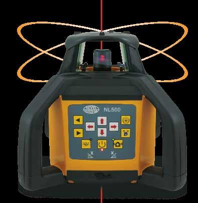 LASERE ROTATIVE NL510 DIGITAL NL510G DIGITAL Lasere mutifuncţionale pentru lucrări în plan orizontal și vertical, cu