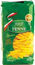 Wybrane makarony Tesco durum 18,69