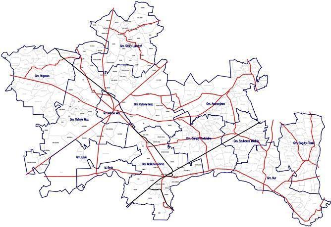 . Załącznik Nr 2 do Statutu Powiatu Ostrowskiego.