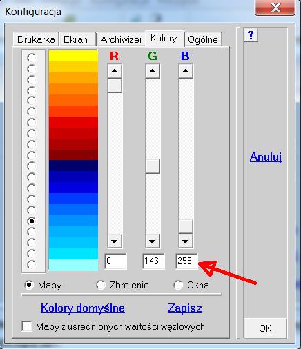 130 Jeśli w konfiguracji wybrano dysk roboczy inny niż dysk na którym