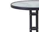 10 Krzesło Bamboo Mesin materiał: aluminium, drewno bambusowe, imitacja rattanu 59 x 56 x 82 cm możliwość składowania w stosie nr 158447 249,90 NETTO 307,38 BRUTTO Stół Bamboo Mesin blat stołu
