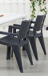 Melody materiał: polipropylen 161 x 95 x 75 cm nr 170336 - biały nr 170337 -
