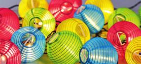 28 OŚWIETLENIE Łańcuch latarnie 10 led nr 170077 29,90 NETTO