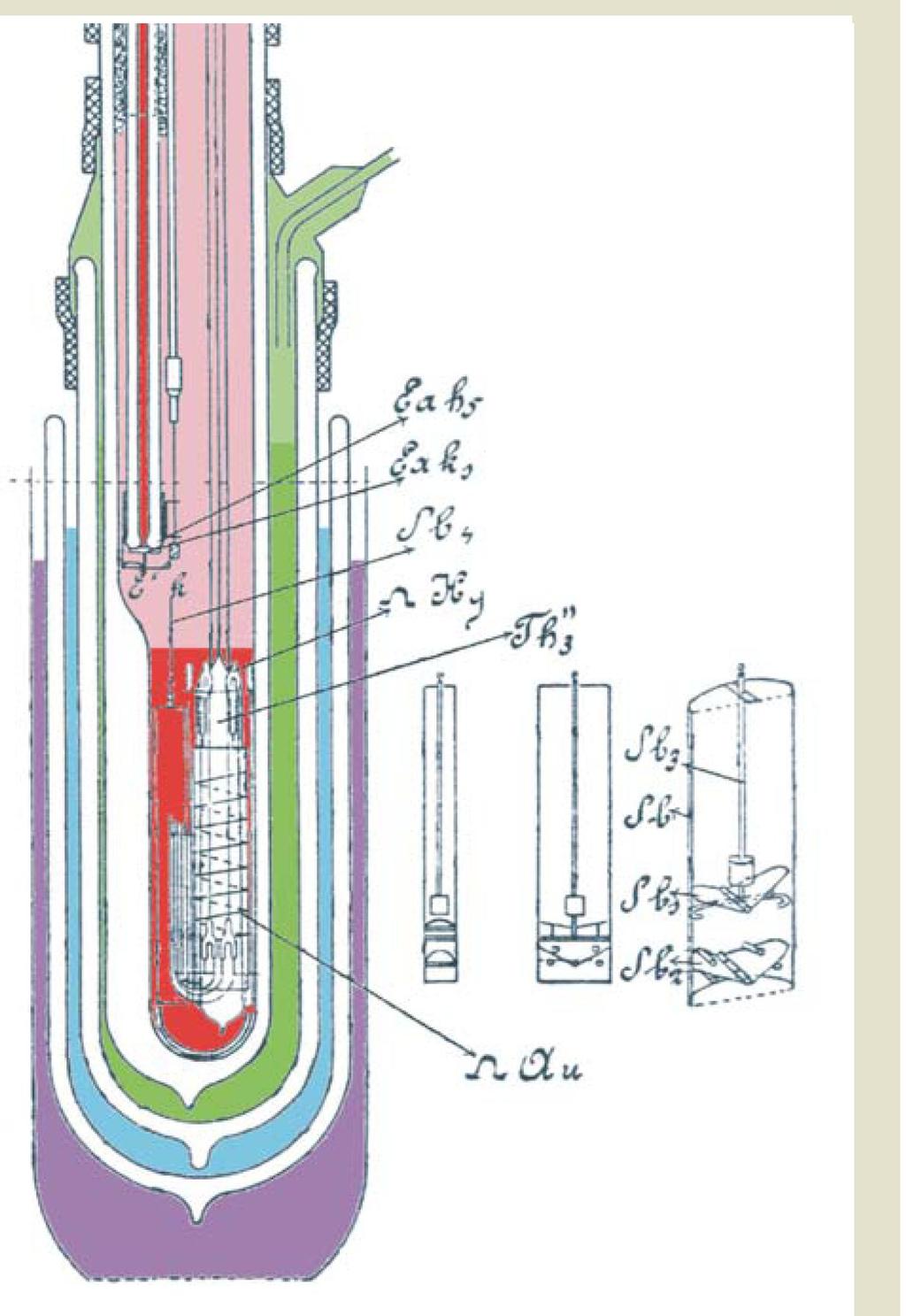 At the beginning of April 1911, the new cryostat was ready for its first cooldown.