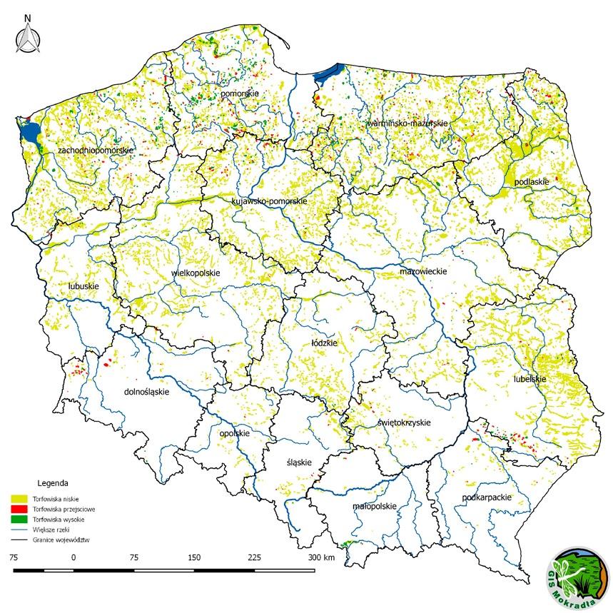 Halabowski D., Sowa A., Błońska A. Rozmieszczenie, walory i ochrona torfowisk.