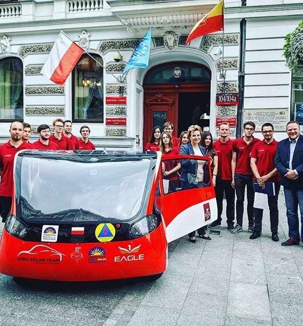 STUDENT SUCCESSES e wzorca tekstu KGHM LODZ SOLAR TEAM are the creators of the first in Poland solar vehicle and the first team from Poland and from the Central and Eastern Europe that have taken