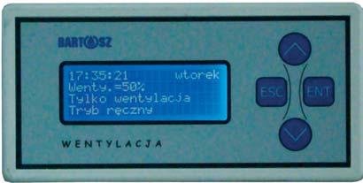 - ścienna/gwc oraz wybór optymalnego rozwiązania pod względem ustalonych parametrów temperaturowych powietrza nawiewanego Współpraca z GWC dwusekcyjnym zmiana sekcji pracującej na podstawie temp.