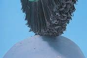 Wkładki chłonne zaimpregnowane pastą polerską w połączeniu z naturalnym włosiem