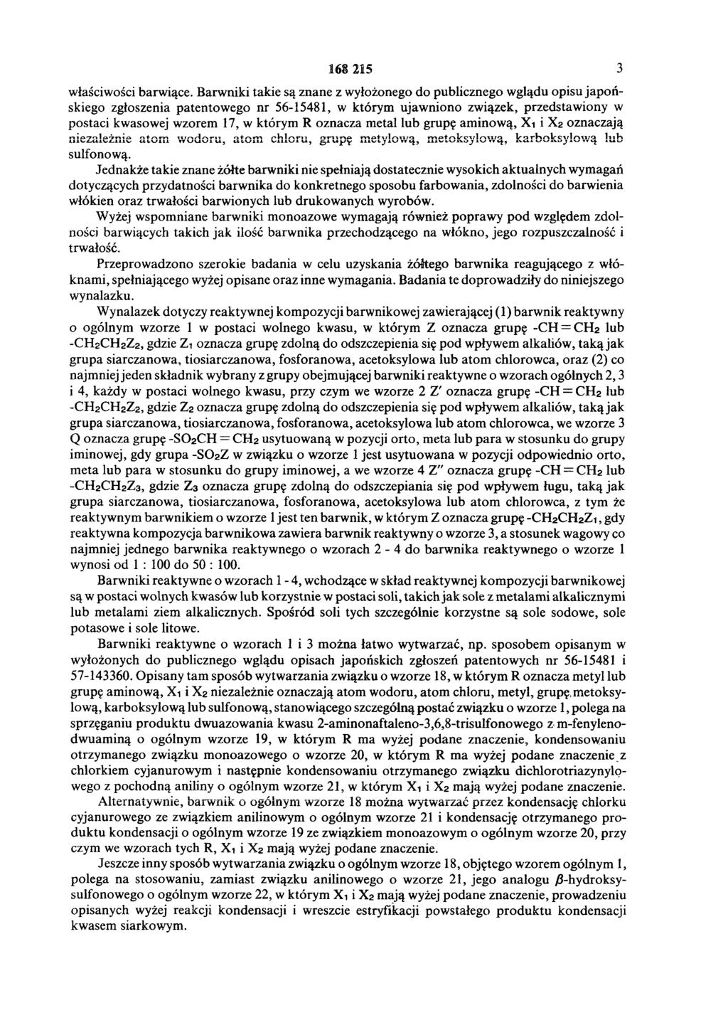 168 215 3 właściwości barwiące.