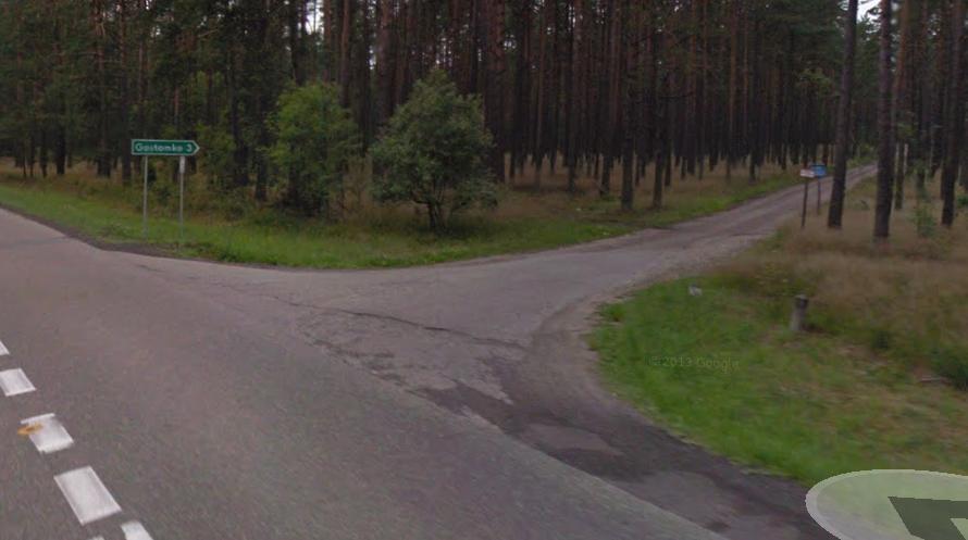 Dojazd 1. Jedziemy drogą krajową numer 20 z Kościerzyny w stronę Bytowa 2.