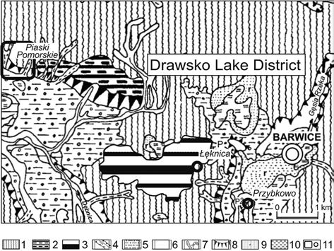 1 towns, 2 rivers 3 research area. Undulating moraine plateau is the dominant element of the layout of the land with denivelations of 2 5 m and slope inclinations of up to 5.