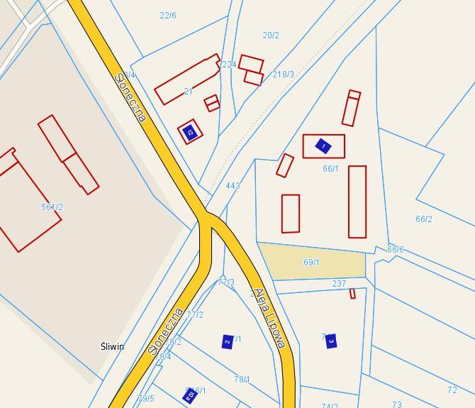 Mapa : http://rewal.punktyadresowe.pl/ Uwaga: Teren nie jest objęty planem zagospodarowania przestrzennego.