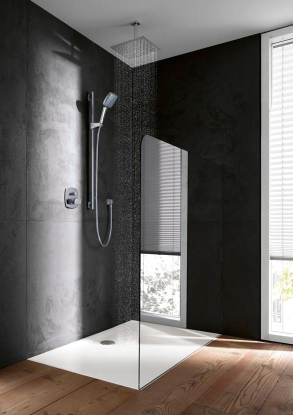 KLUDI FLEXX.IBLE SOLUTIONS Nowe trendy w projektowaniu łazienek, a przede wszystkim moda na minimalistyczne wnętrza skłaniają do coraz powszechniejszego zastosowania rozwiązań podtynkowych.