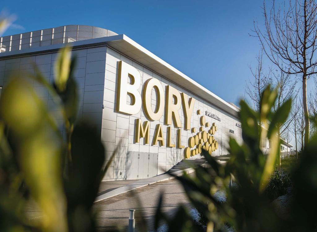 BORY MALL Bory Mall to najnowsze i jedno z największych centrów handlowych w Bratysławie.