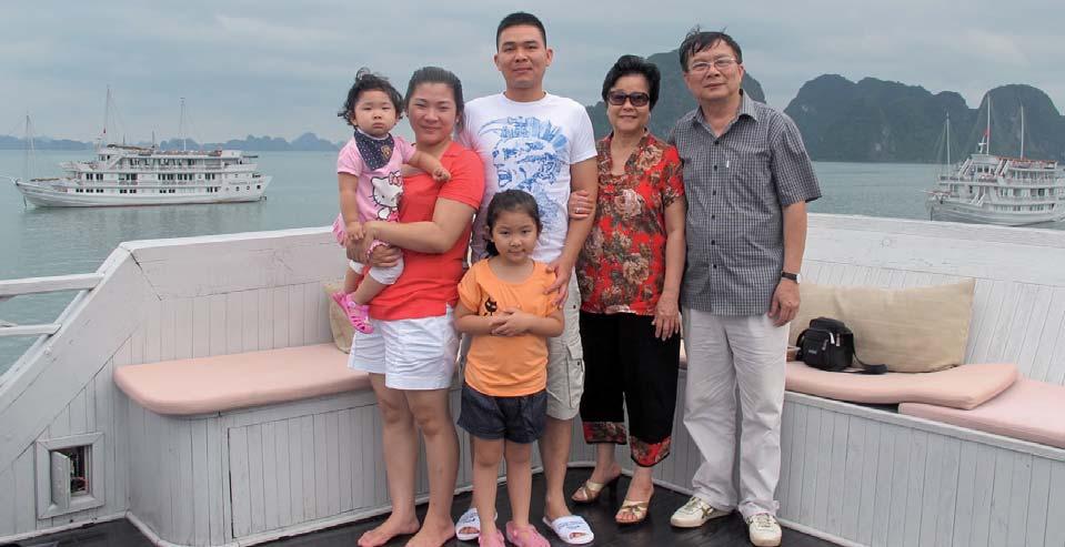 rodzina, Halong 2012r.