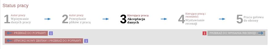 OCENA PRACY DYPLOMOWEJ Promotor i recenzent sporządzają recenzję pracy dyplomowej wypełniając elektroniczny formularz oceny pracy dyplomowej w APD, nie później