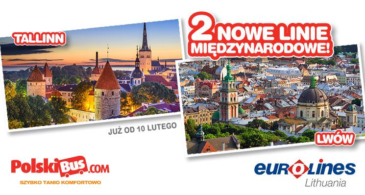 Rusza kolejna trasa między narodowa we współpracy z Eurolines Lt. Tym razem komfortowymi autokarami Setra Business Class dojedziemy do Tallina i Lwowa.