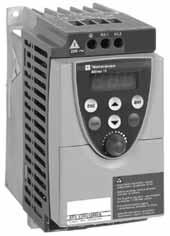 Referencje (kontynuacja) 2 ATV 11ppppppA gama Azja 550488 ATV 11HU18M2A z radiatorem (zakres od 0 do 200 Hz) Silnik Moc znamionowa silnika Zasilanie liniowe Maks.