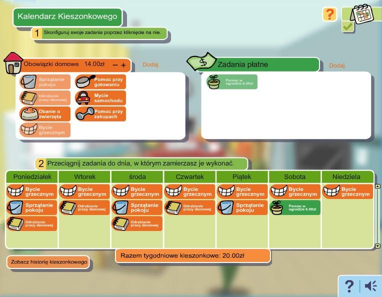 Rodzice będą mogli przydzielać dzieciom zadania w ramach mądrego kieszonkowego.
