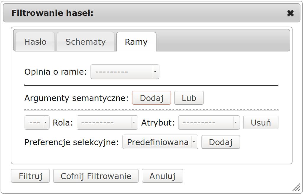 Rozwija się wówczas formularz widniejący po lewej.