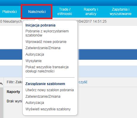 11. Obsługa należności polecenia zapłaty Nowa wersja systemu CitiDirect EB umożliwia wprowadzenie poleceń zapłaty w tym celu zaprojektowano dedykowany moduł Należności, który zostanie uruchomiony dla