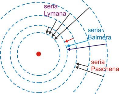 Moduł X Model atomu Bohra 33.4 Stany energetyczne i widmo atomowe wodoru Teoria Bohra przewiduje, że całkowita energia elektronu (i w konsekwencji energia atomu) jest wielkością skwantowaną.