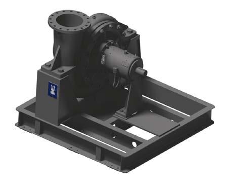 SIGMA NED NTD NQD Single-stage volute casing pump Jednostopniowe pompy spiralne Horizontal, centrifugal, single-stage, volute casing pump with unilateral fluid inlet to the impeller.